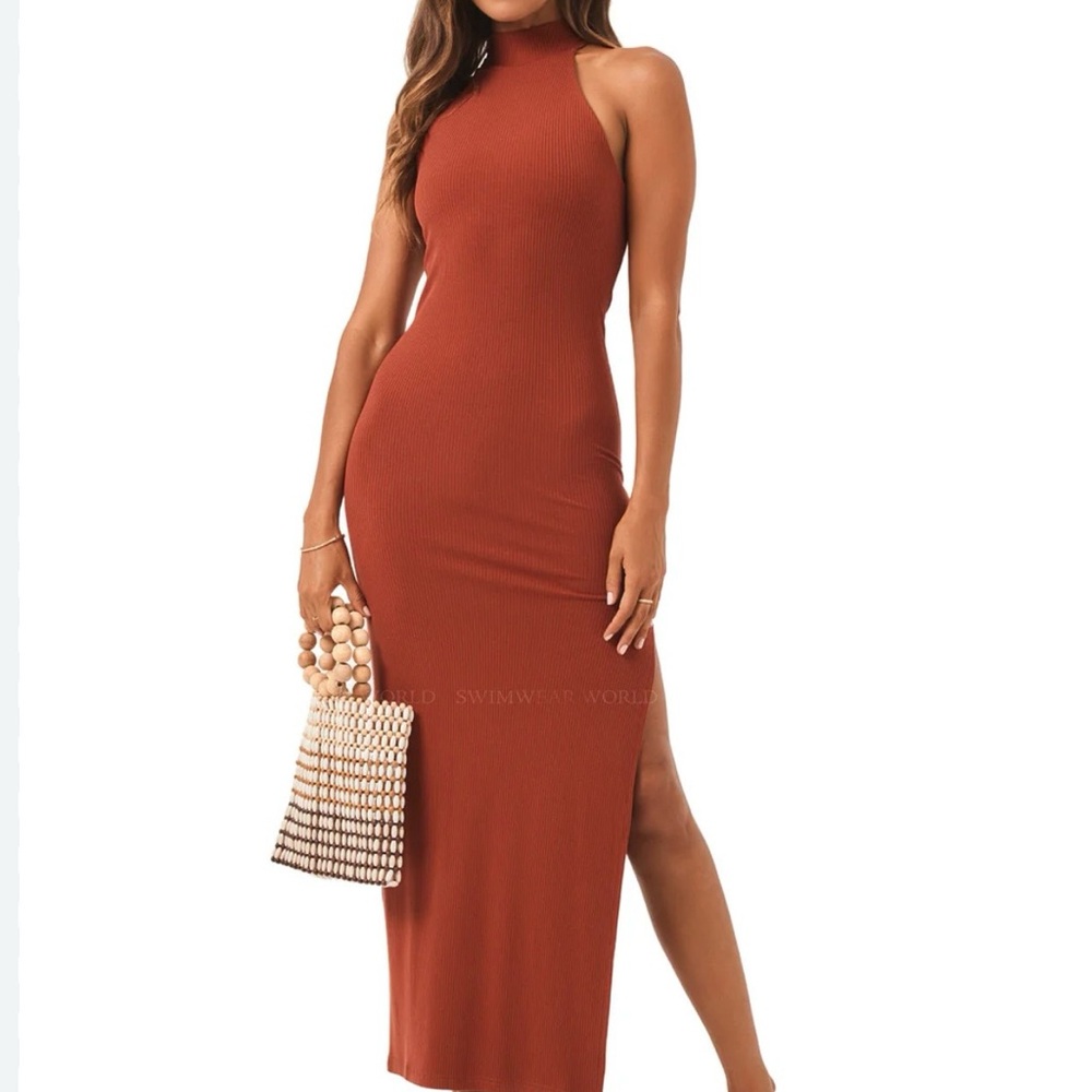 LSPACE Cherie Dress - Burnt Orange